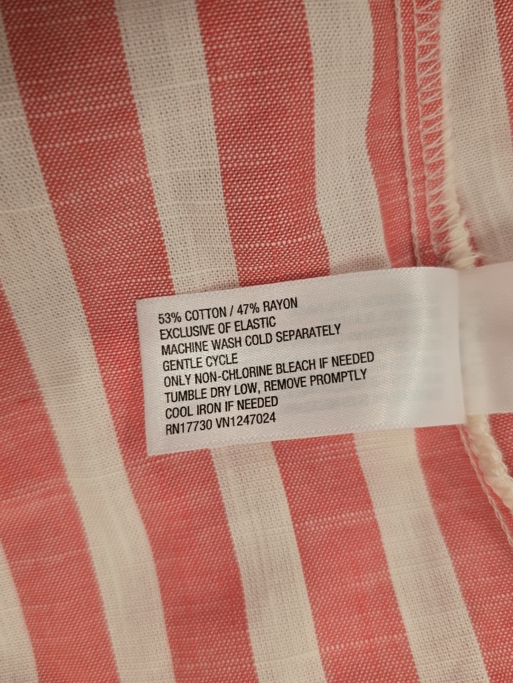 Universal Thread red and white striped dress XS NWT - Picture 5 of 5